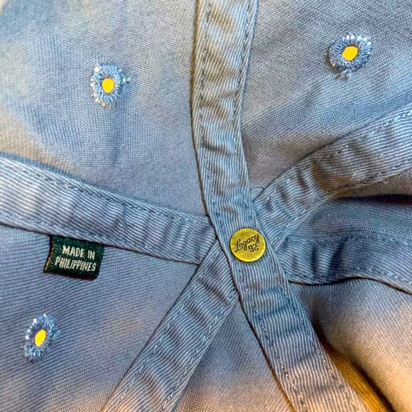 Sunset Beach Legacy Blue Hat Adjustable Buckle Strap Baseball Cap - Picture 6 of 7